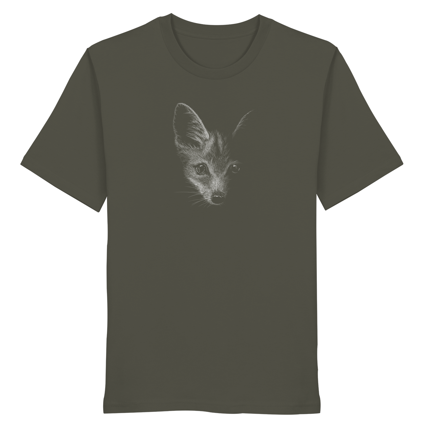 Fuchs Kritzelkunst Illustration - Organic Shirt