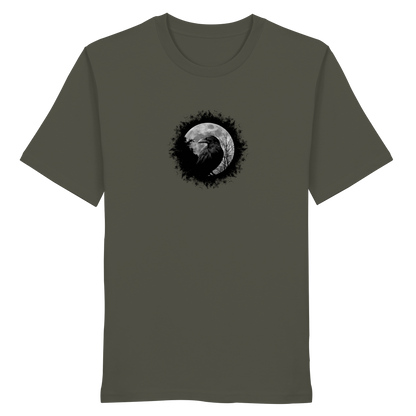 Schwarzer Rabe bei Vollmond  - Organic Shirt