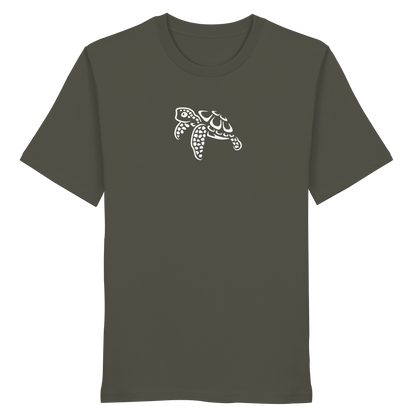 schwimmende Meeres-Schildkröte - Organic Shirt