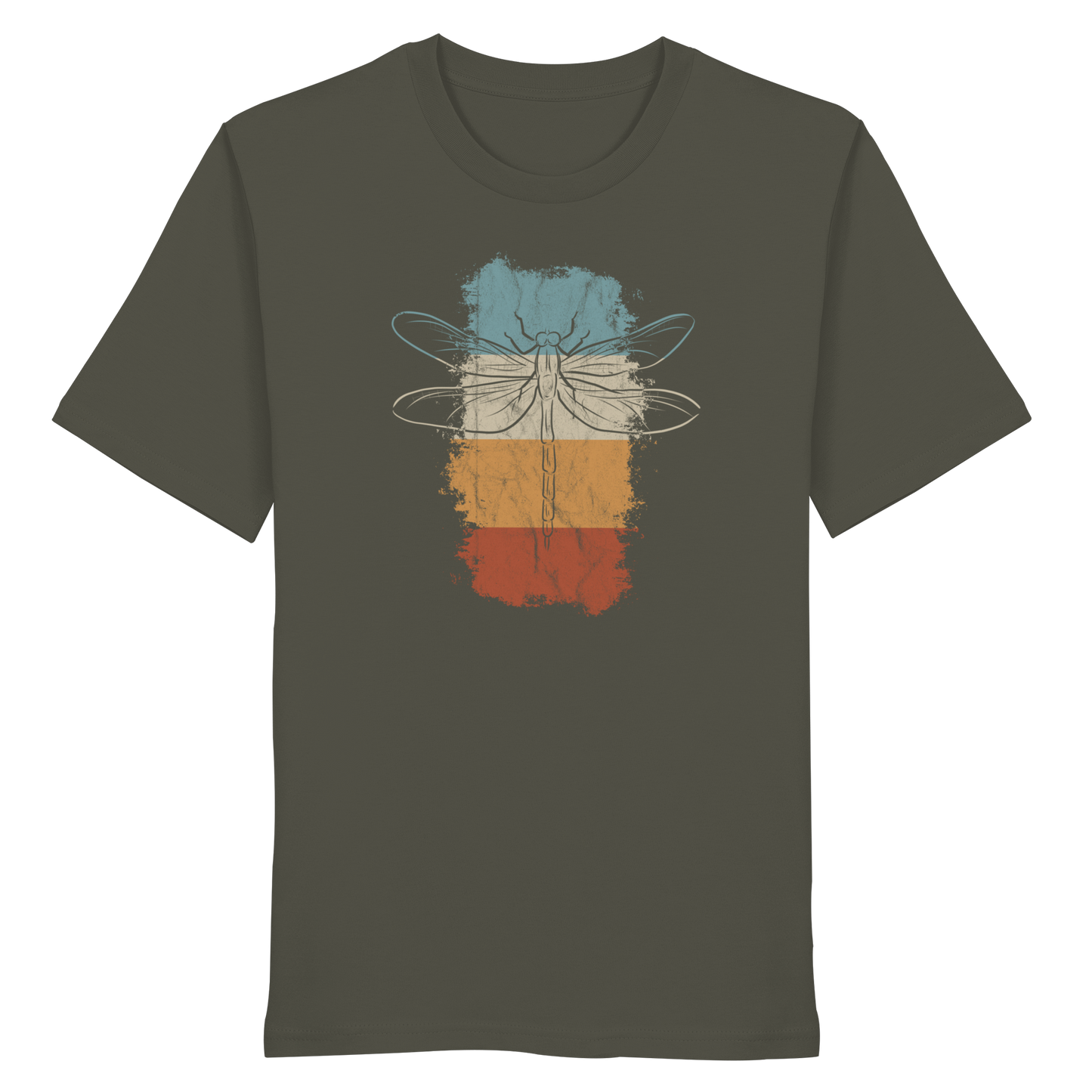 Retro Kunst Libelle | Vintage Dragonfly - Organic Shirt