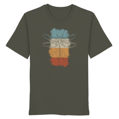 Retro Kunst Libelle | Vintage Dragonfly - Organic Shirt