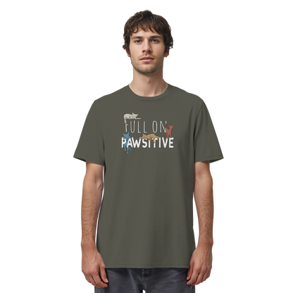 Full On Pawsitive! Gechillte Katzen - Organic Shirt