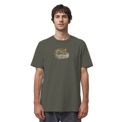 Leopard Gecko Skizze Kritzelkunst - Organic Shirt