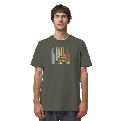 Gechillt gemütliche Schildkröte - Organic Shirt