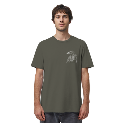Rabenvater schwarzer Rabe Krähe - Organic Shirt