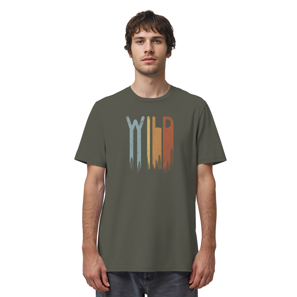 Wild Retro Schriftzug - Organic Shirt