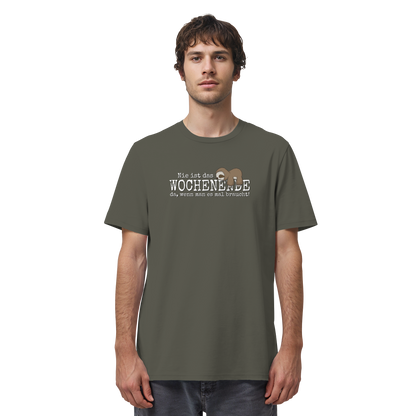 Kawaii Faultier Wochenende - Organic Shirt
