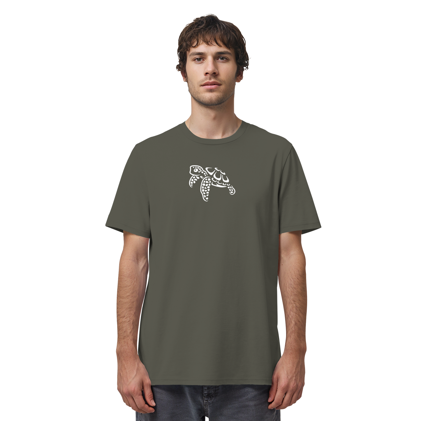schwimmende Meeres-Schildkröte - Organic Shirt