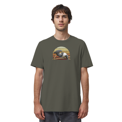 Lässiger Retro Sundown Tapir - Organic Shirt