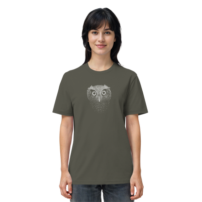 Eule Kritzelkunst Illustration - Organic Shirt