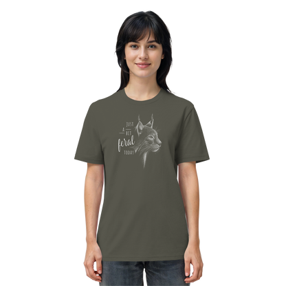 Just A Bit Feral Today! Wildkatze - Organic Shirt