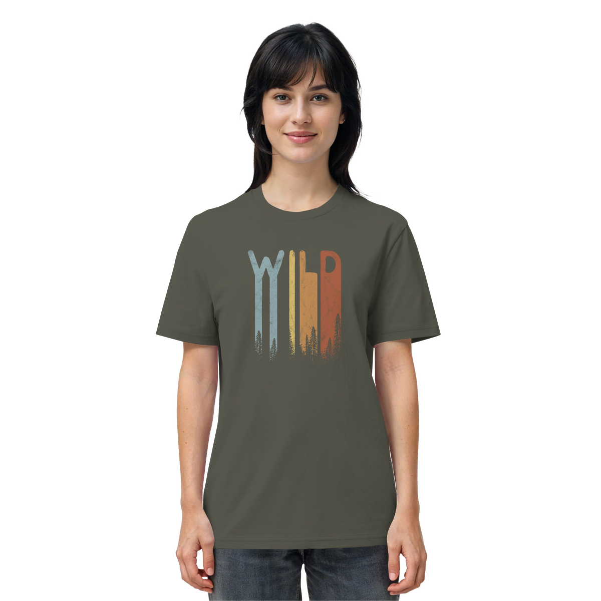Wild Retro Schriftzug - Organic Shirt