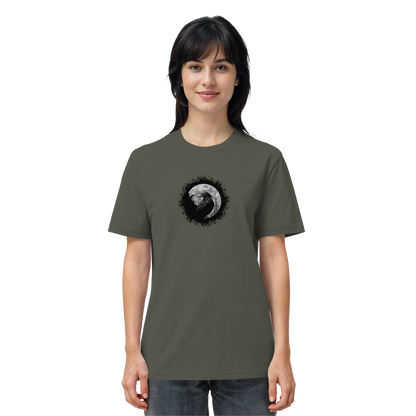 Schwarzer Rabe bei Vollmond  - Organic Shirt