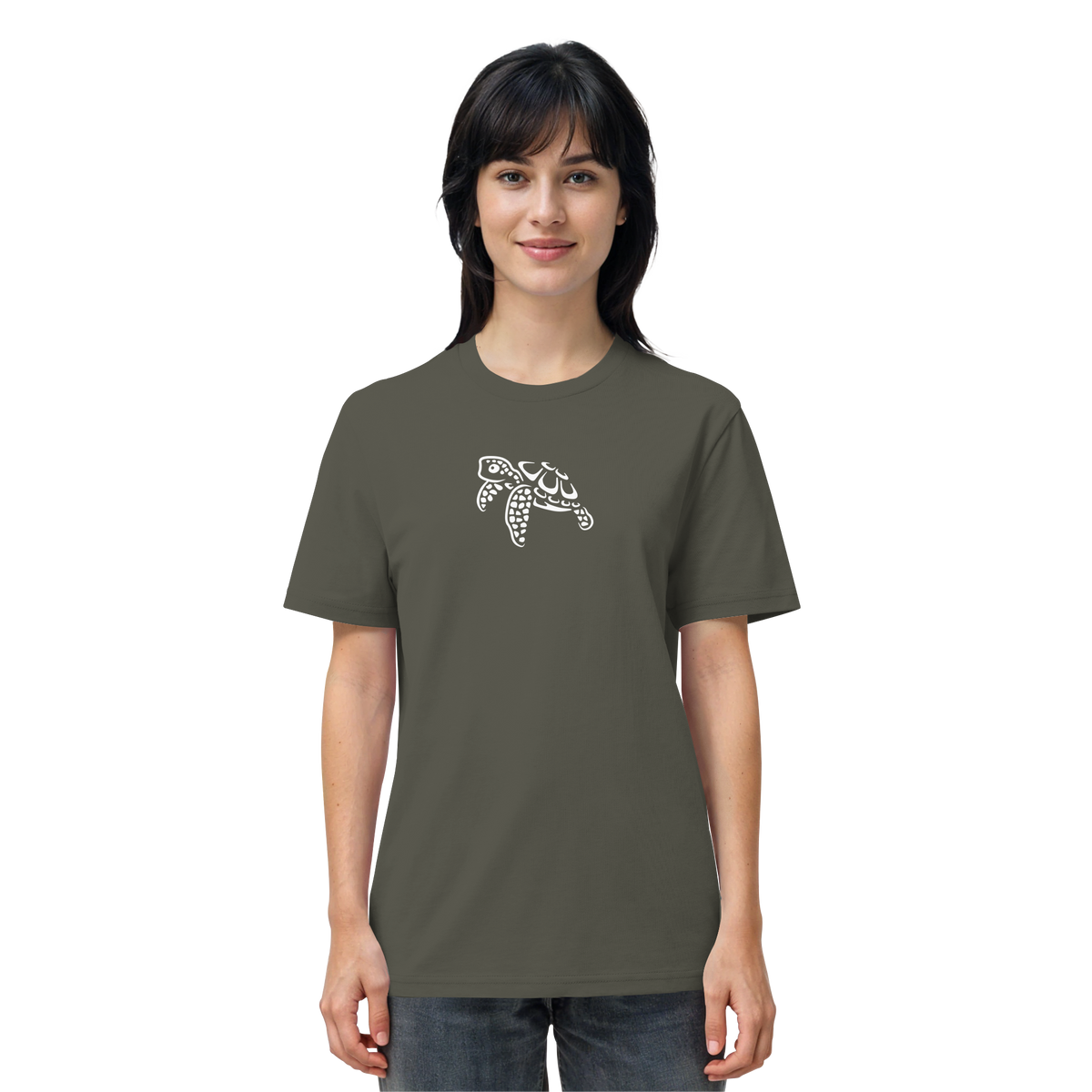 schwimmende Meeres-Schildkröte - Organic Shirt