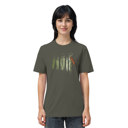 Eichhörnchen im Zwielicht-Wald - Organic Shirt