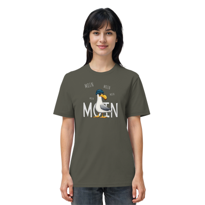 Moin Moin Lässige Hipster Möwe  - Organic Shirt