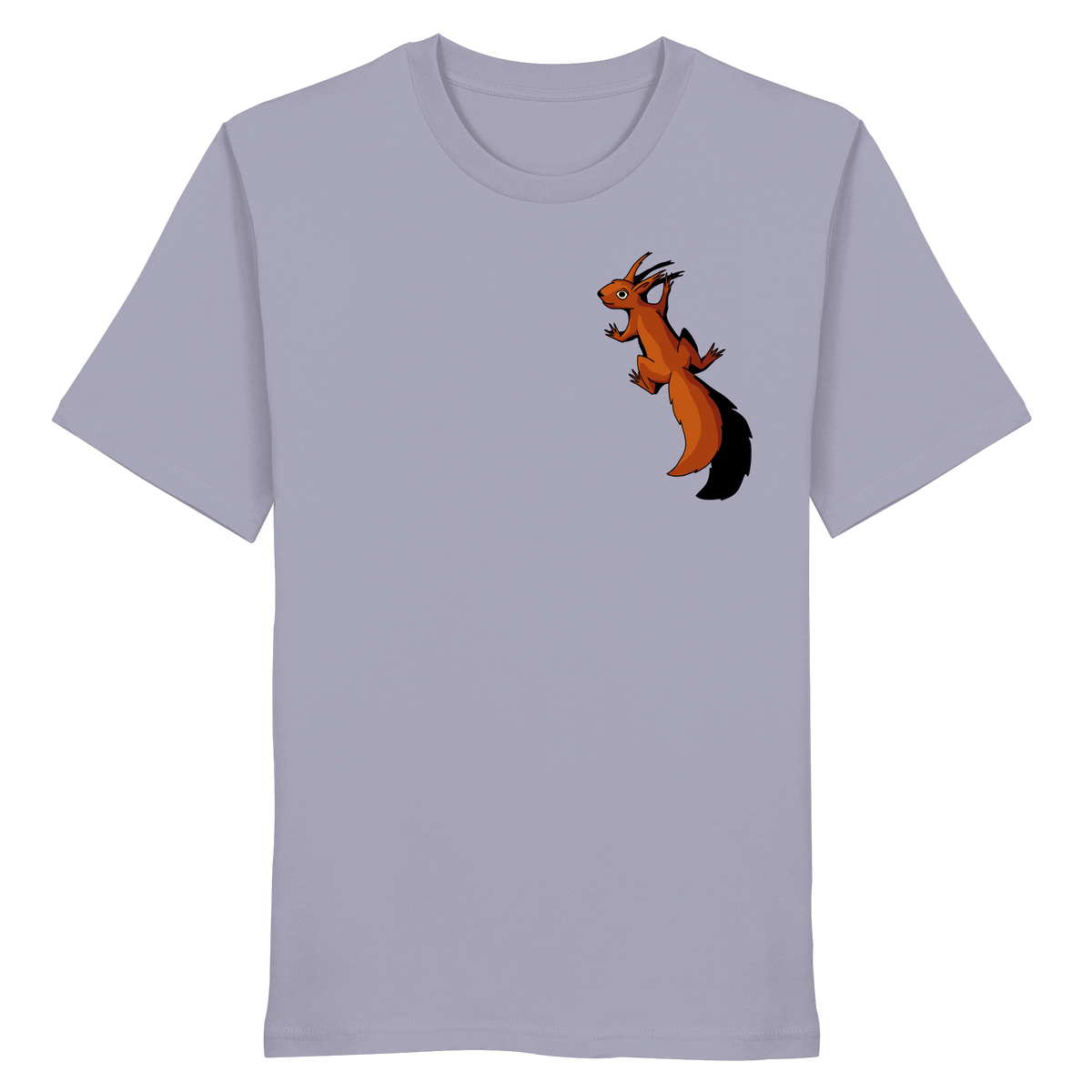 Süßes Eichhörnchen klettert - Organic Shirt