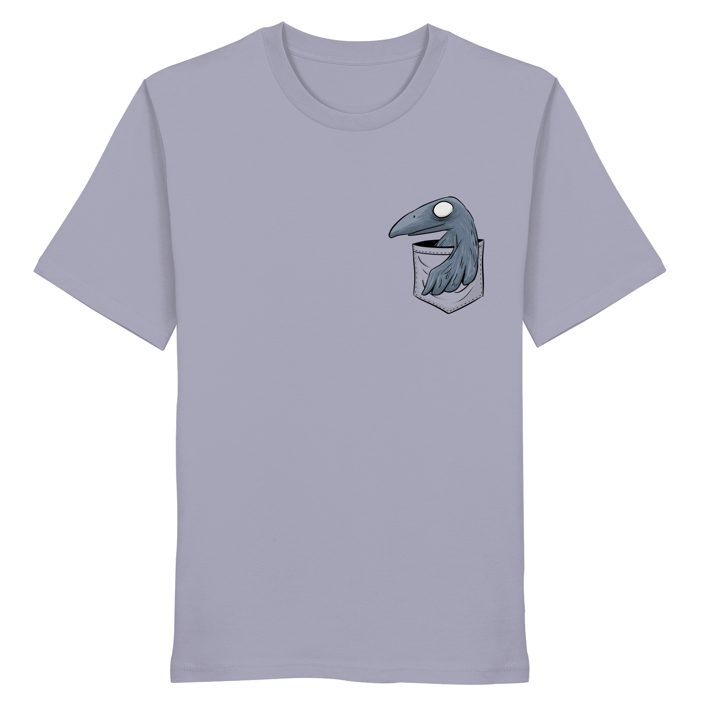 Grufti Rabe Krähe in der Tasche - Organic Shirt