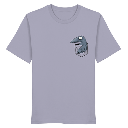 Grufti Rabe Krähe in der Tasche - Organic Shirt