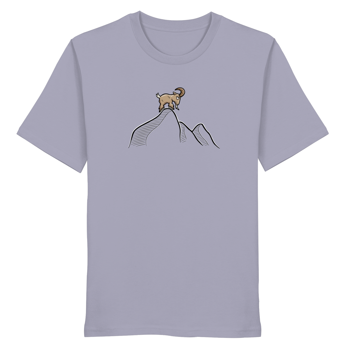 Ziegenbock in den Bergen - Organic Shirt