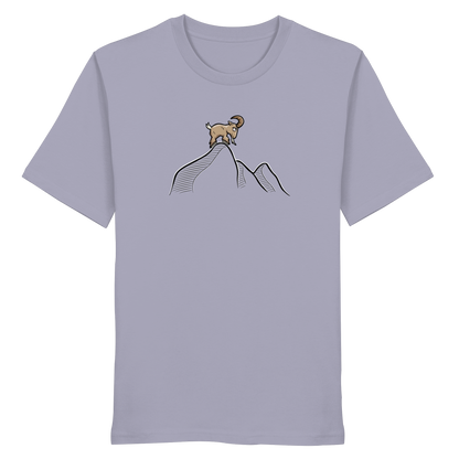 Ziegenbock in den Bergen - Organic Shirt