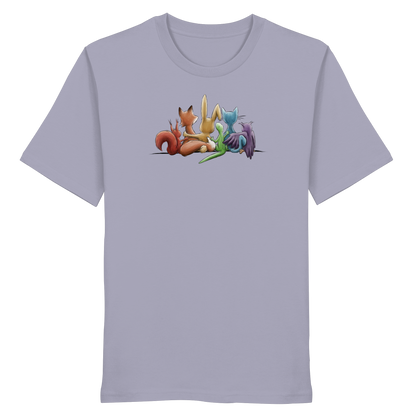 Regenbogen Tiere für Freundschaft, Toleranz und Vielfalt - Organic Shirt