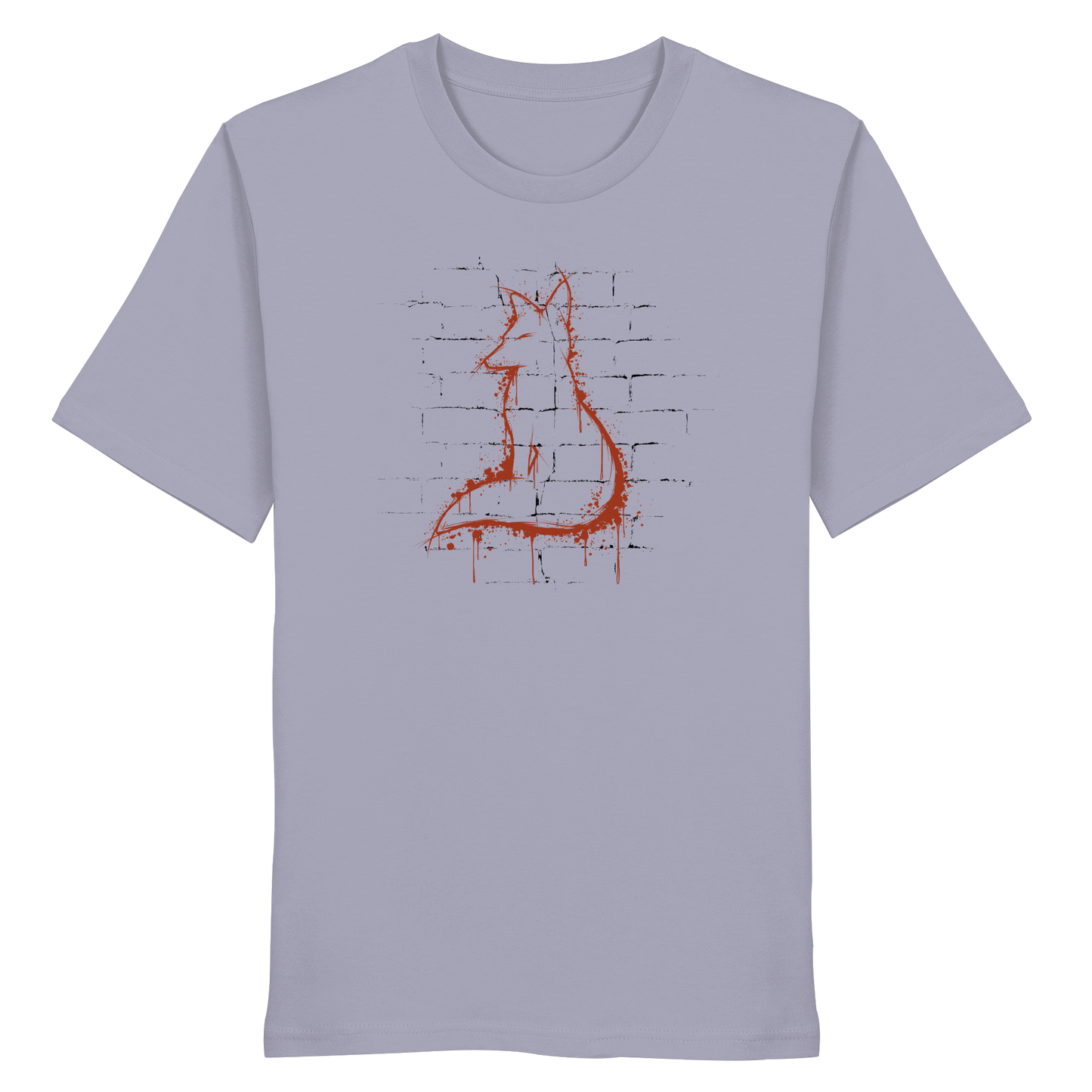 Street Art Fuchs Silhouette - Organic Shirt
