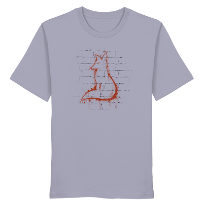 Street Art Fuchs Silhouette - Organic Shirt