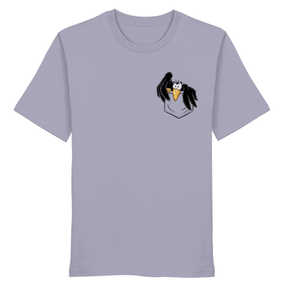 Kleiner Rabe | schwarze Krähe In Tasche - Organic Shirt