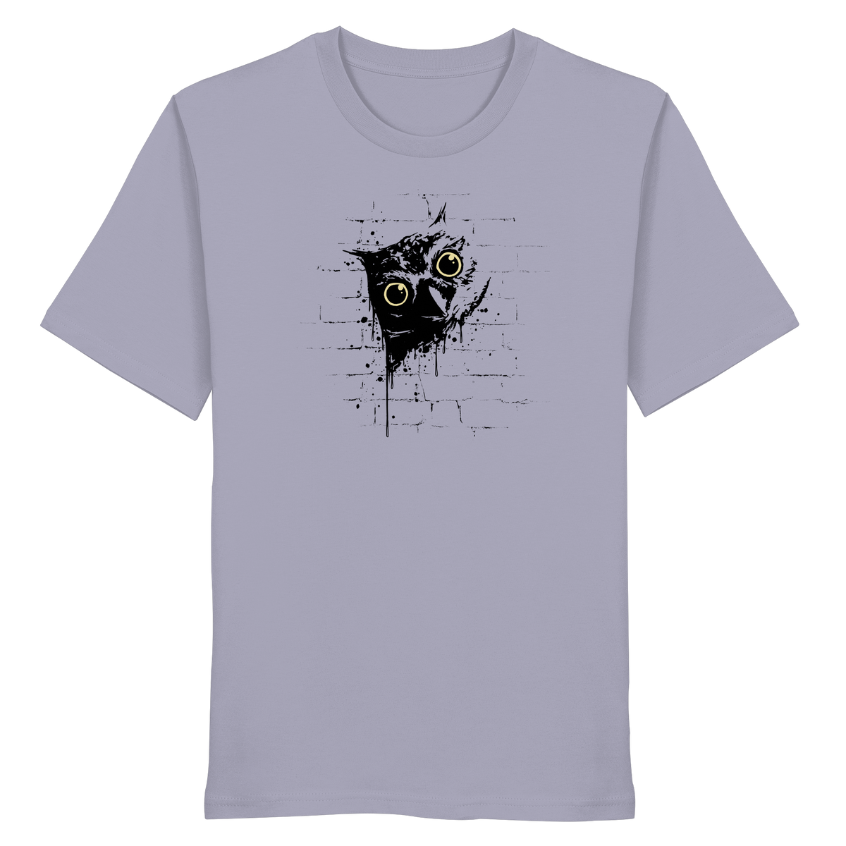 Lässige Street Art Eule - Organic Shirt