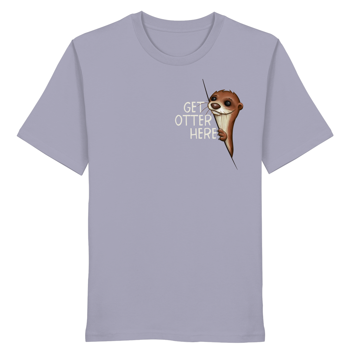 Get Otter Here | Lustiger Otter Kalauer - Organic Shirt