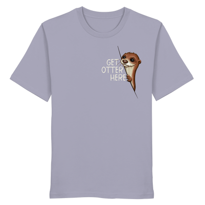 Get Otter Here | Lustiger Otter Kalauer - Organic Shirt
