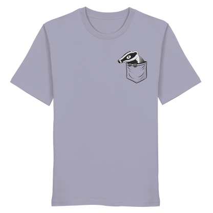 Lustig gemütlicher Dachs In der Tasche - Organic Shirt