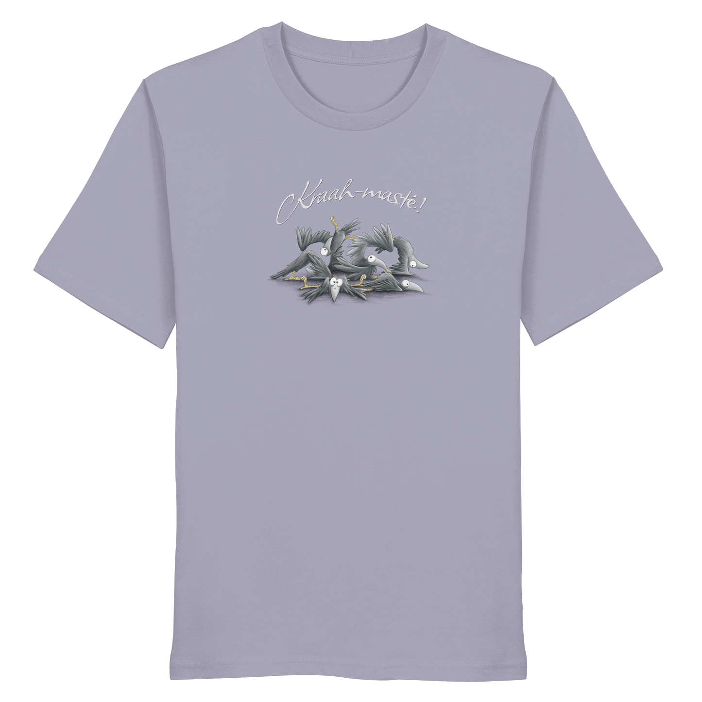 Kraah-masté! Yoga Raben Krähen - Organic Shirt