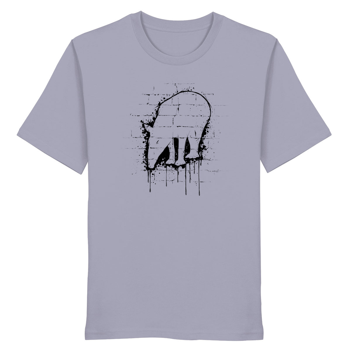 Urban Street Art Tapir Silhouette - Organic Shirt