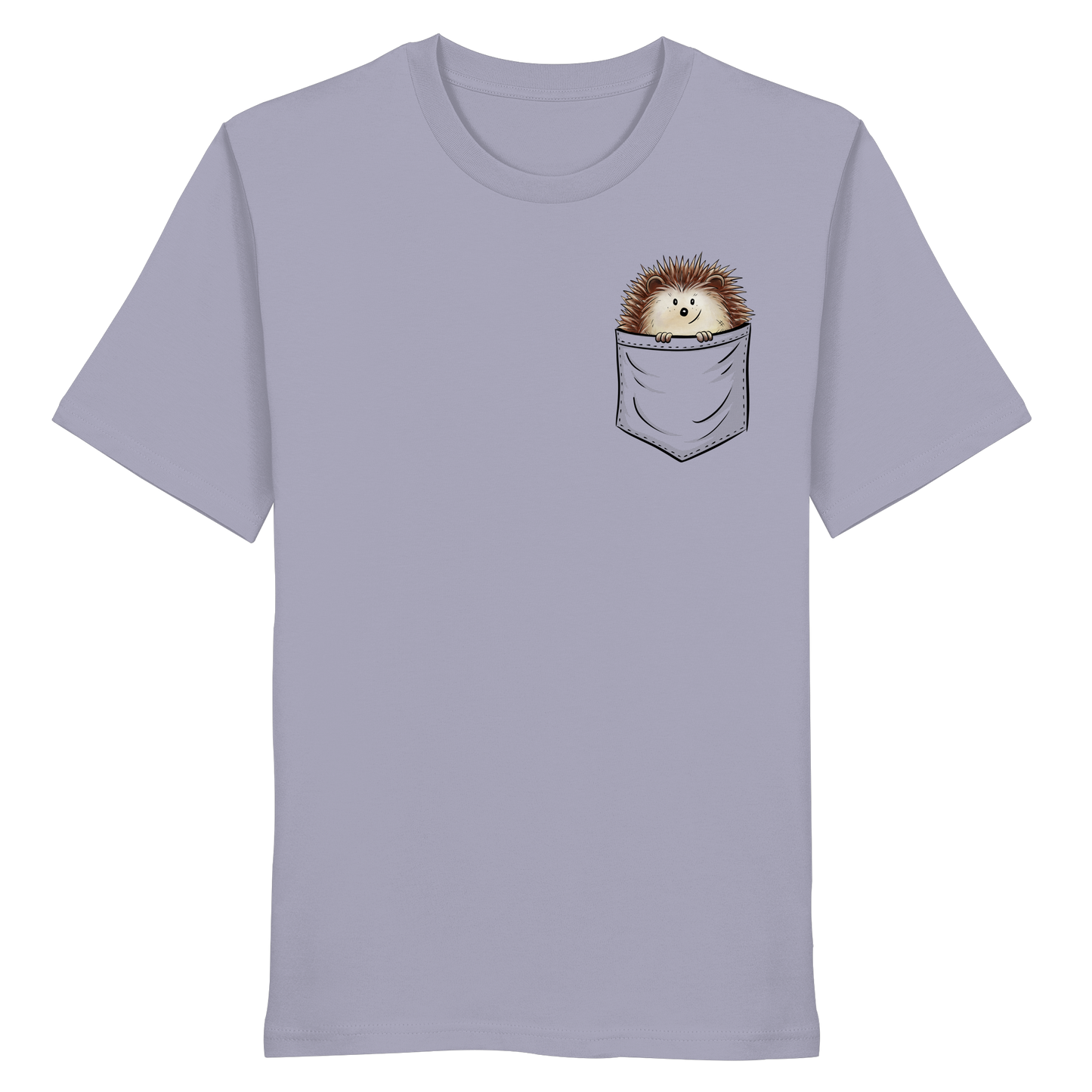 Lustiger Igel in Deiner Brust-Tasche - Organic Shirt