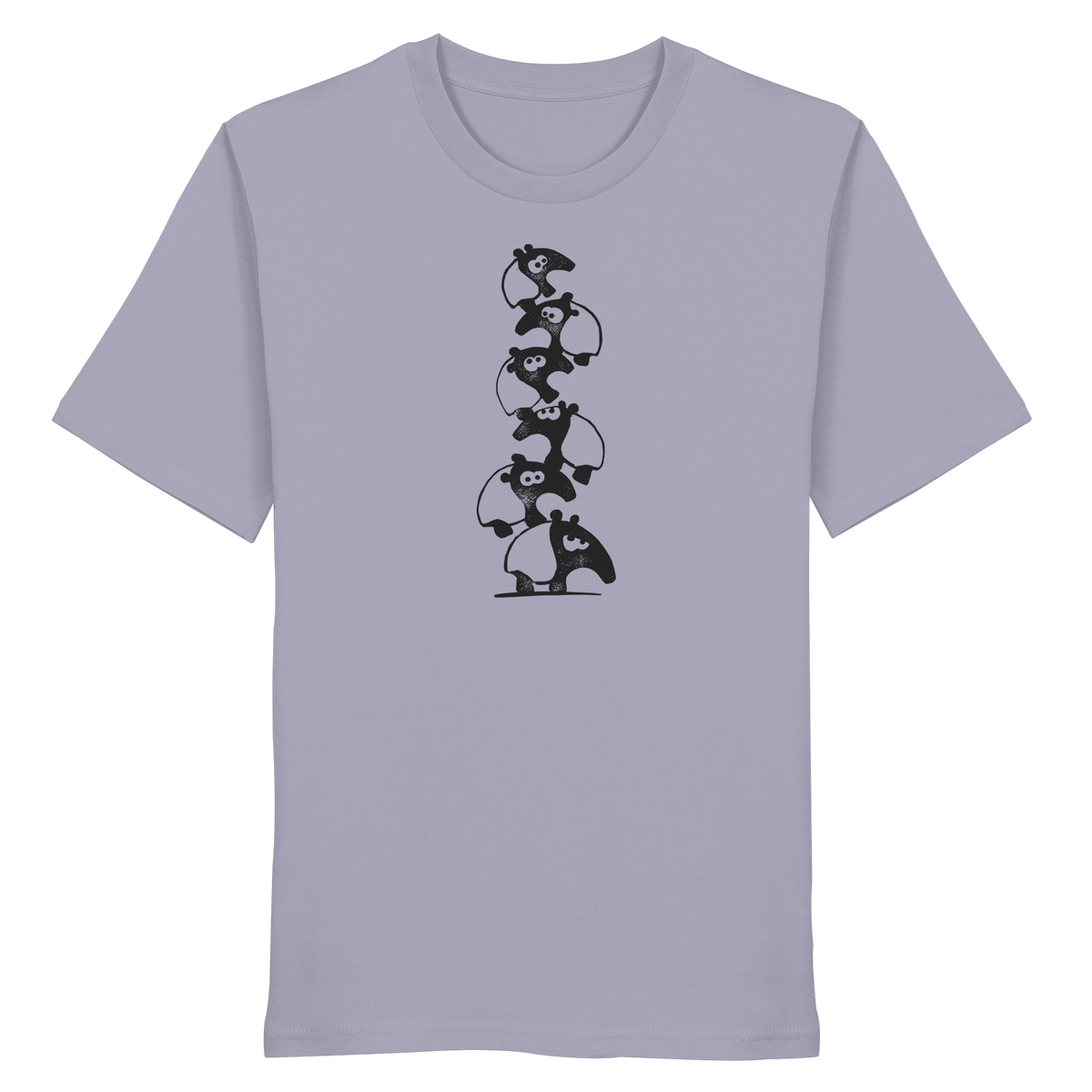 Lustiger Haufen aus Schabracken-Tapiren - Organic Shirt