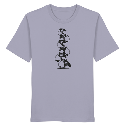 Lustiger Haufen aus Schabracken-Tapiren - Organic Shirt