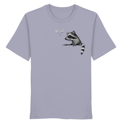 Nope! Frecher verwegener Waschbär - Organic Shirt