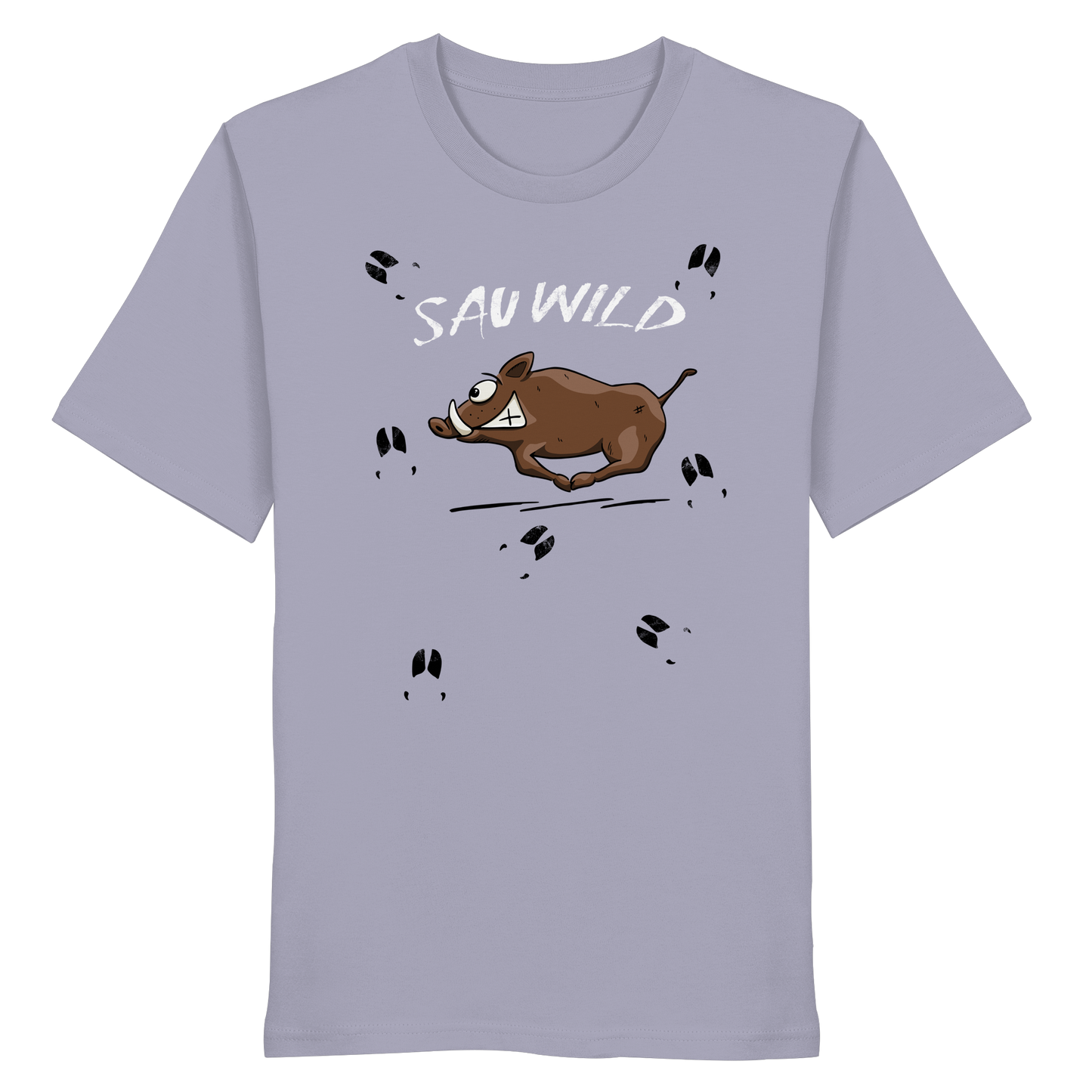 Sauwild wilde Sau | Wildschwein Keiler - Organic Shirt