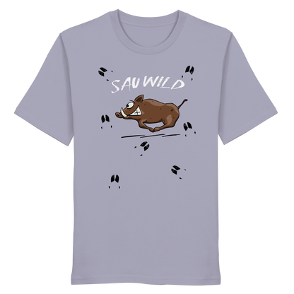 Sauwild wilde Sau | Wildschwein Keiler - Organic Shirt