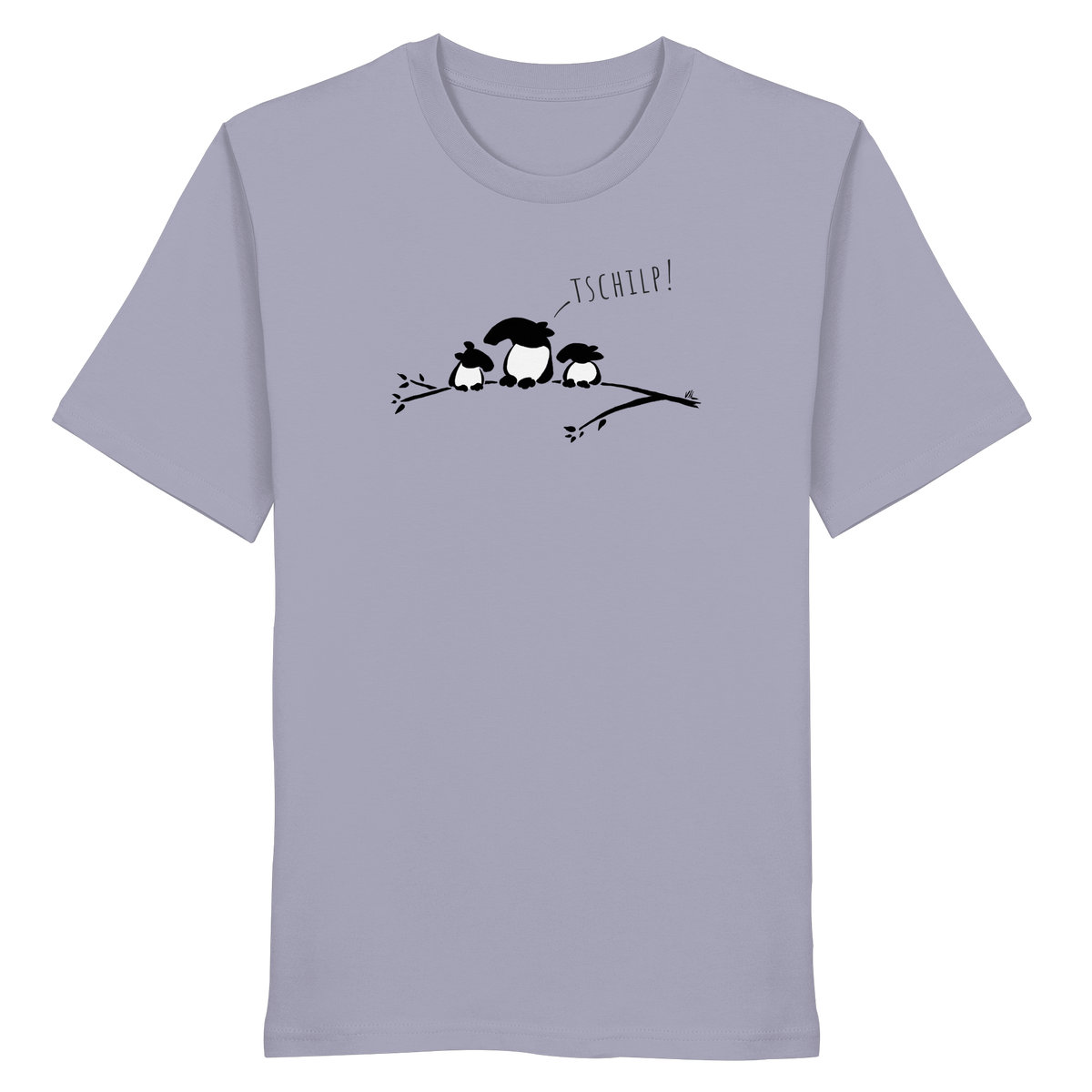 Drei kleine Tapir-Vögel - Organic Shirt