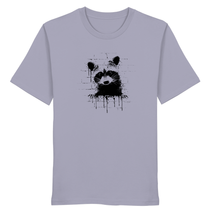 Funky Street Art Waschbär - Organic Shirt