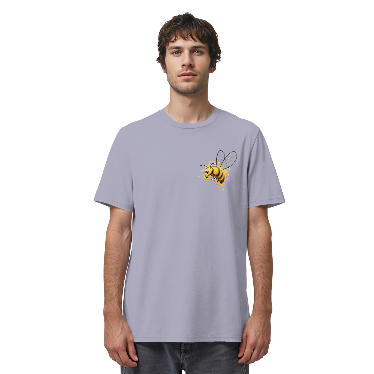Lässige kleine Honig-Biene - Organic Shirt