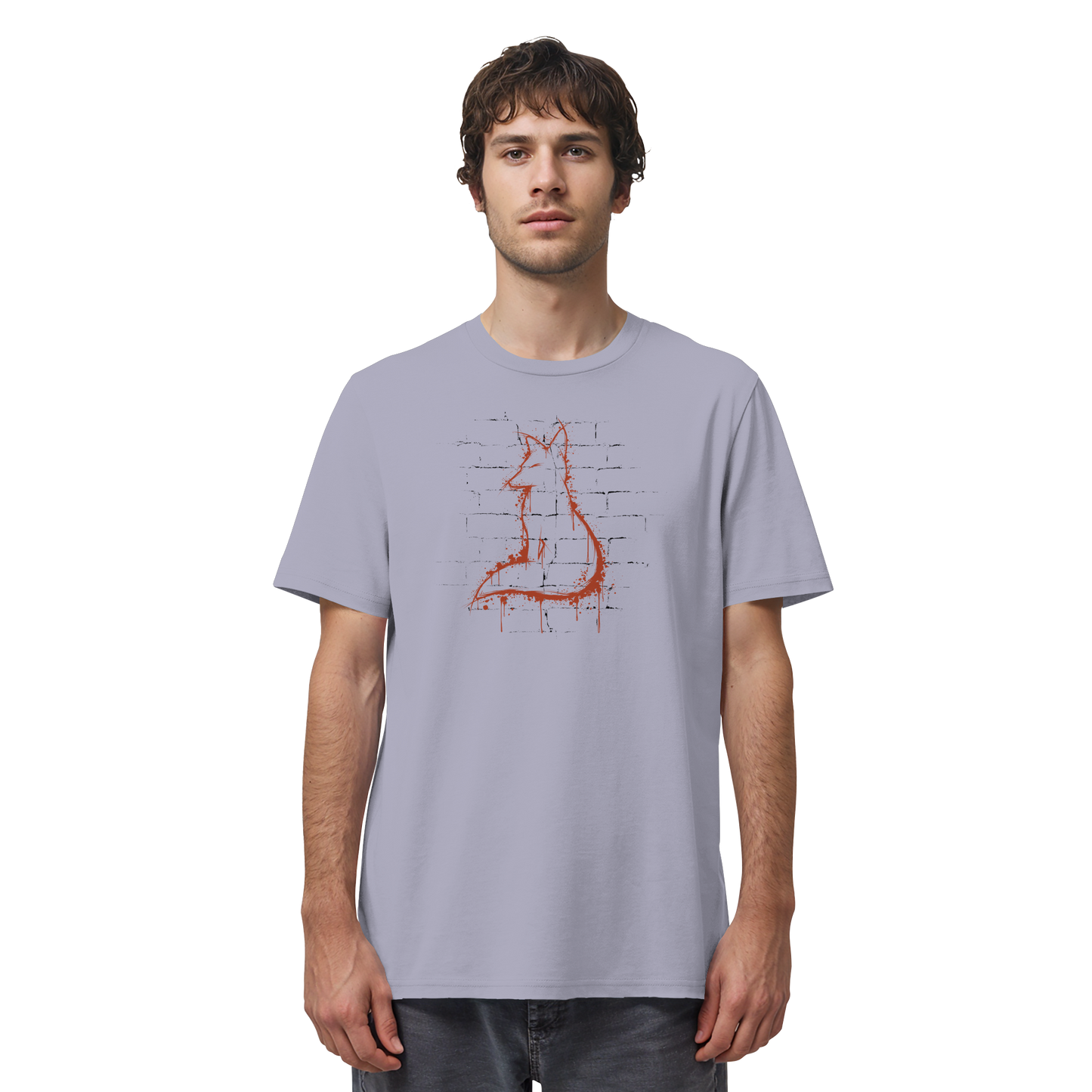Street Art Fuchs Silhouette - Organic Shirt