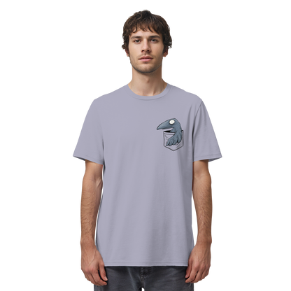 Grufti Rabe Krähe in der Tasche - Organic Shirt