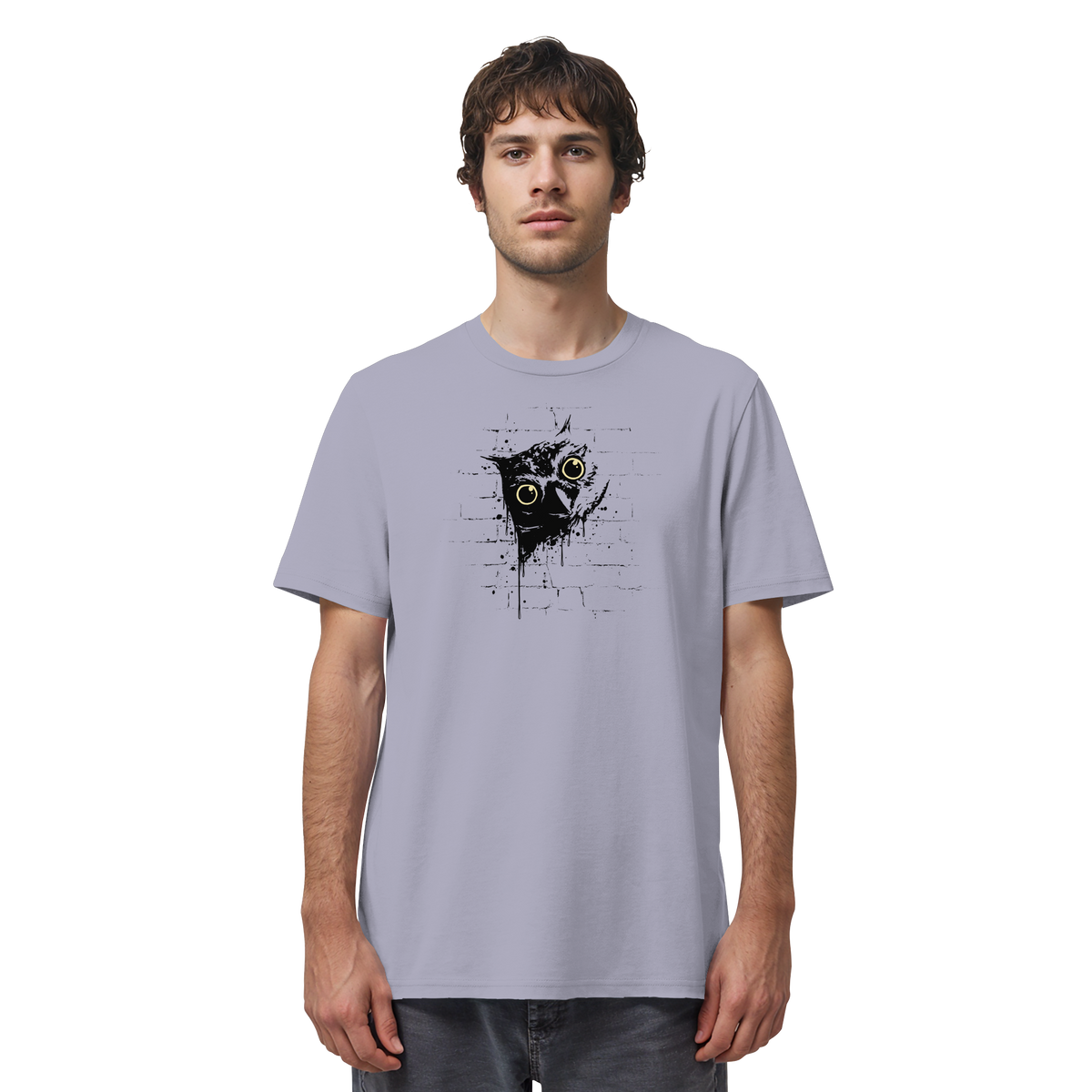 Lässige Street Art Eule - Organic Shirt