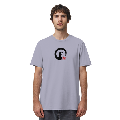 Moin kreischende japanische Enso Möwe - Organic Shirt