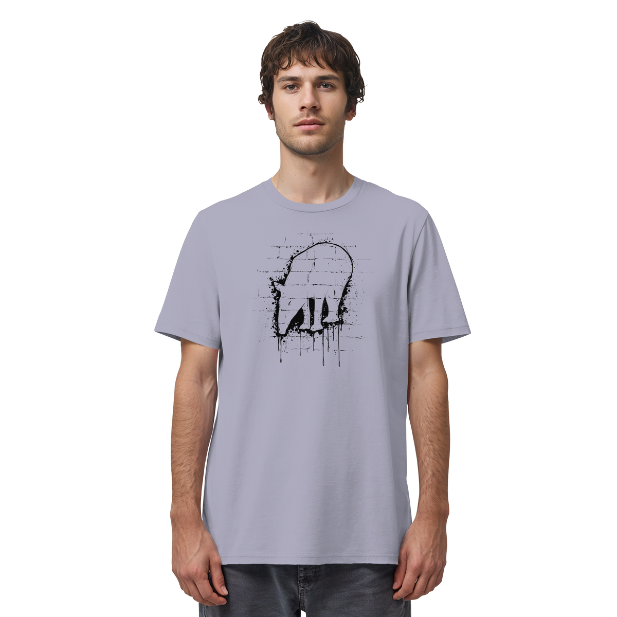 Urban Street Art Tapir Silhouette - Organic Shirt