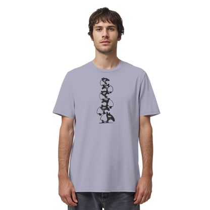 Lustiger Haufen aus Schabracken-Tapiren - Organic Shirt
